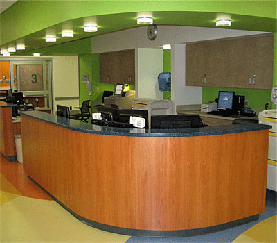 Kerfkore Kosair Children's Hospital Reception Desk