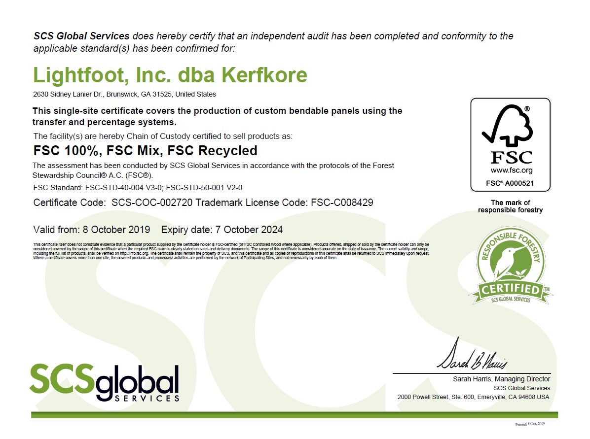 FSC Certificate