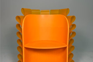 orange chair