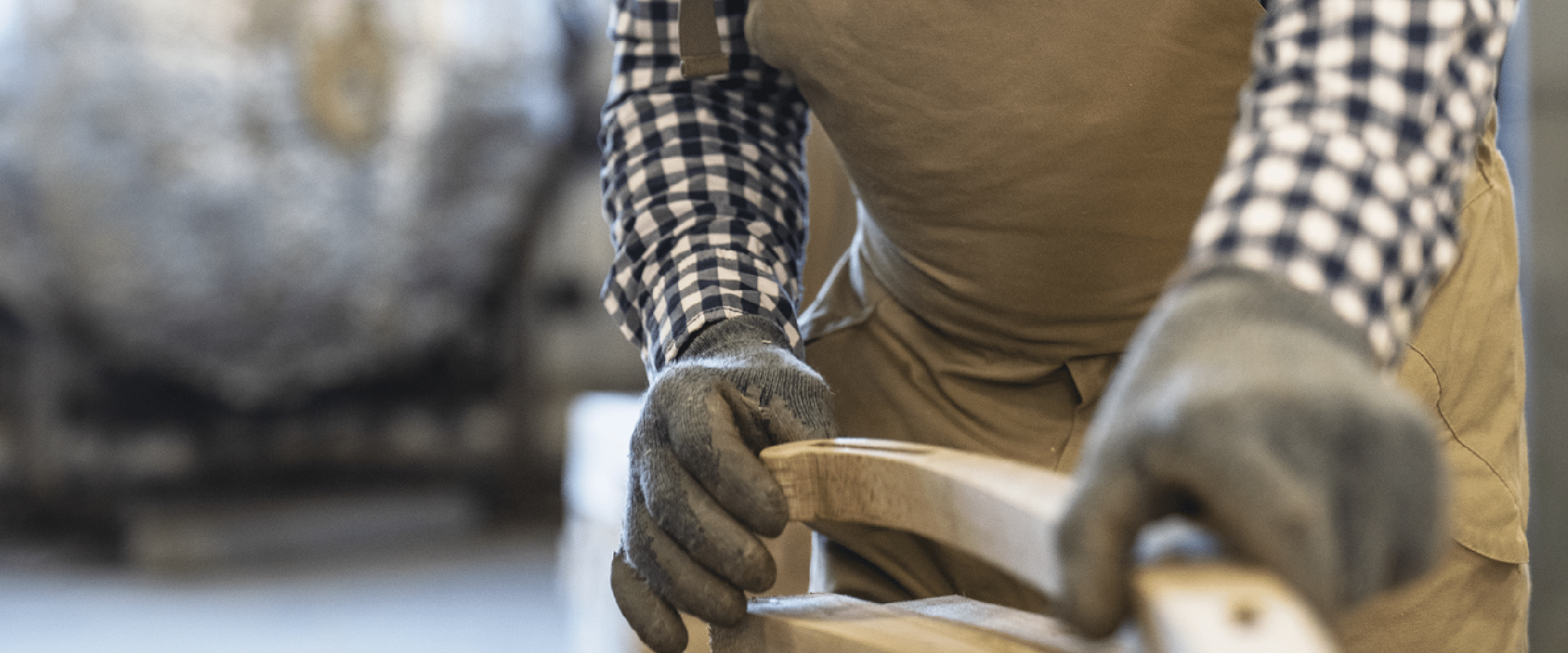 fabricator with curved wood 