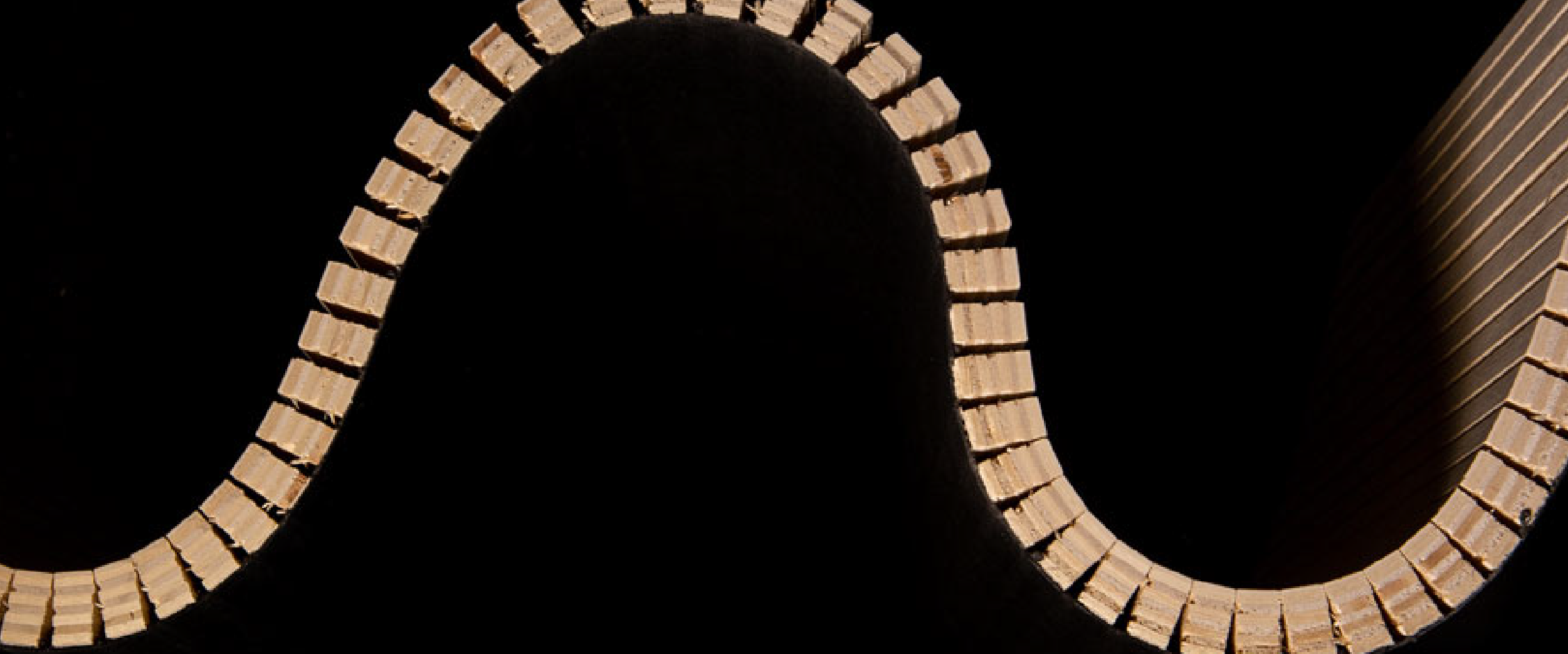 unfinished kerfkore curved panel 